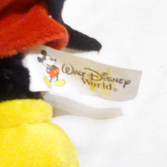 Disney Parks Mickey Mouse Bean Bag Authentic Original 11" Plush (K9) - Picture 4 of 4